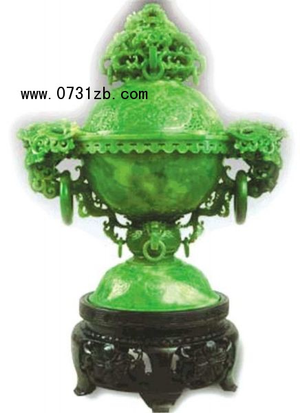 翡翠國寶&ldquo;含香聚瑞&rdquo;。