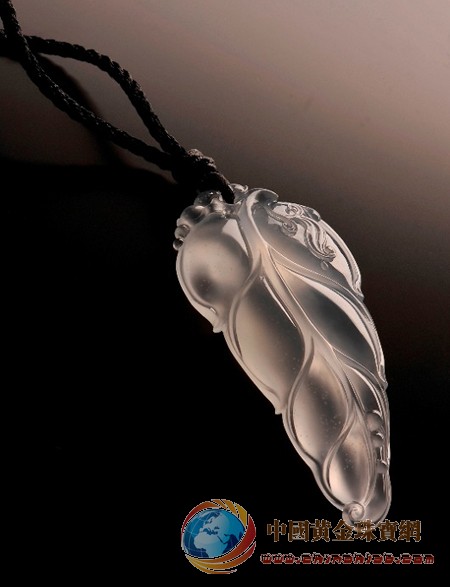 昭儀翠屋無色玻璃種翡翠吊墜