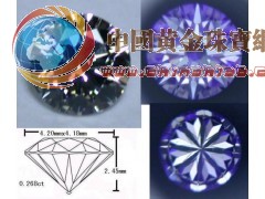 4.50mm白色八心八箭鋯石