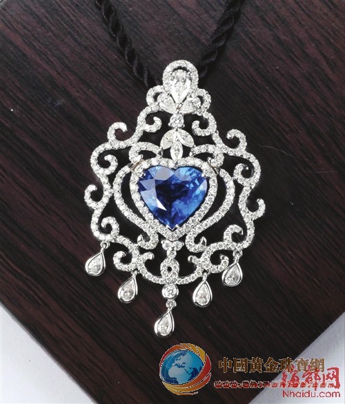 藍寶石吊墜（5.331ct、198000元）