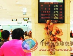 北京市場(chǎng)黃金每克再降6元 金店建議盡量觀望