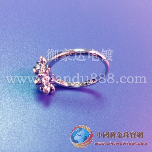 迪士尼戒指電鍍白金