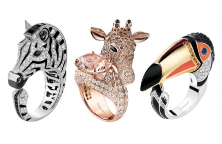寶詩龍推出 Animaux de Collection 動物主題雞尾酒戒指：斑馬、巨嘴鳥  、長頸鹿