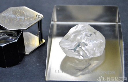 萊索托王國新發(fā)現(xiàn)一顆125ct鉆石原石