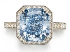 一顆6.11ct藍(lán)鉆將亮相Sotheby's蘇富比香港珠寶秋拍