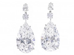 蘇富比日內(nèi)瓦珠寶春拍：20.08ct鉆石耳墜