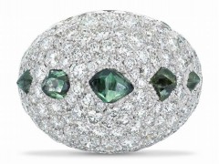 戴比爾斯Talisman系列新作：彩鉆原石與密鑲鉆石