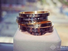 戒指刻字刻什么好，中英文簡(jiǎn)短情侶戒指刻字