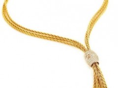 揭幕華洛芙金絲編花項鏈制作工序