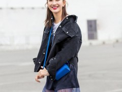 江疏影佩戴尚美巴黎珠寶呈現最新時尚街拍