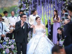 張靚穎佩戴帝致珠寶于意大利舉辦婚禮（圖）