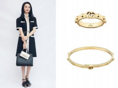 姚晨佩戴 Gucci（古馳）珠寶首飾出席活動