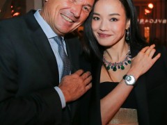 舒淇佩戴寶格麗高級珠寶出席寶格麗羅馬電影藝術(shù)展開幕晚宴