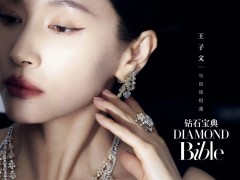 王子文佩戴迪奧鉆石珠寶拍攝雜志封面