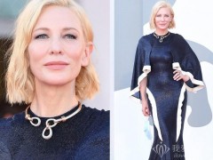 凱特·布蘭切特佩戴寶曼蘭朵珠寶亮相第77屆威尼斯電影節(jié)