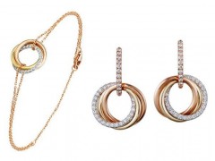 卡地亞推出 Trinity De Cartier系列珠寶新作：戒指、項鏈、耳環(huán)