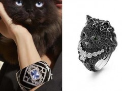 玩味高級珠寶，寶詩龍仿真度極高的貓咪戒指