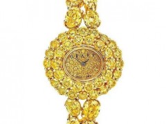 Graff宣布推出鑲嵌60顆黃鉆的高級珠寶腕表