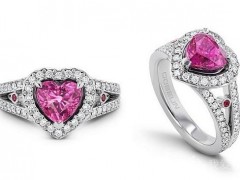 Gübelin 推出情人節(jié)特別款粉色藍(lán)寶石戒指