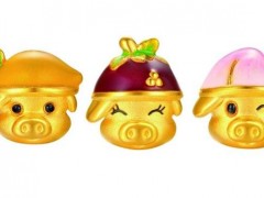 英皇珠寶推出多款全新豬寶寶足金造型金飾