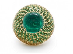 Tiffany & Co. 蒂芙尼 Leaves of the Sun彩寶戒指