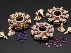 珠寶表新作：珊瑚“蛋白石、石榴石、坦桑石