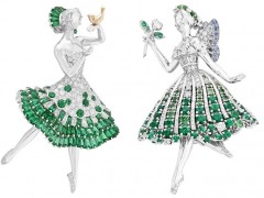 梵克雅寶Van Cleef & Arpels 推出兩枚人物造型珠寶胸針：舞伶與仙女