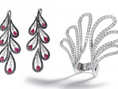 意大利珠寶商Damiani推出系列珠寶：孔雀的羽屏