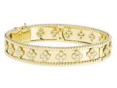 Van Cleef & Arpels 梵克雅寶 Perlee 四葉草手鐲