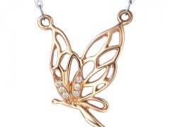 彩金項鏈配什么吊墜好看