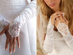 小編網(wǎng)羅：新娘手套和鉆戒的搭配方法