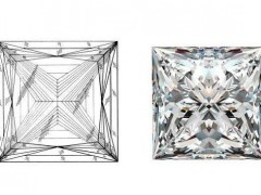 一克拉公主方鉆戒價(jià)格及圖片