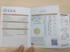 GIA證書少一角正常嗎?
