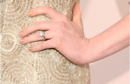好萊塢女星的鉑金訂婚戒指盤點