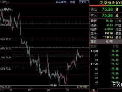 NYMEX原油仍上看76.71美元