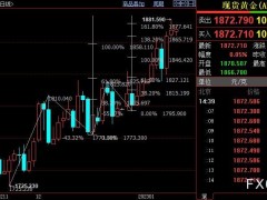 國際金價短線上看1890美元